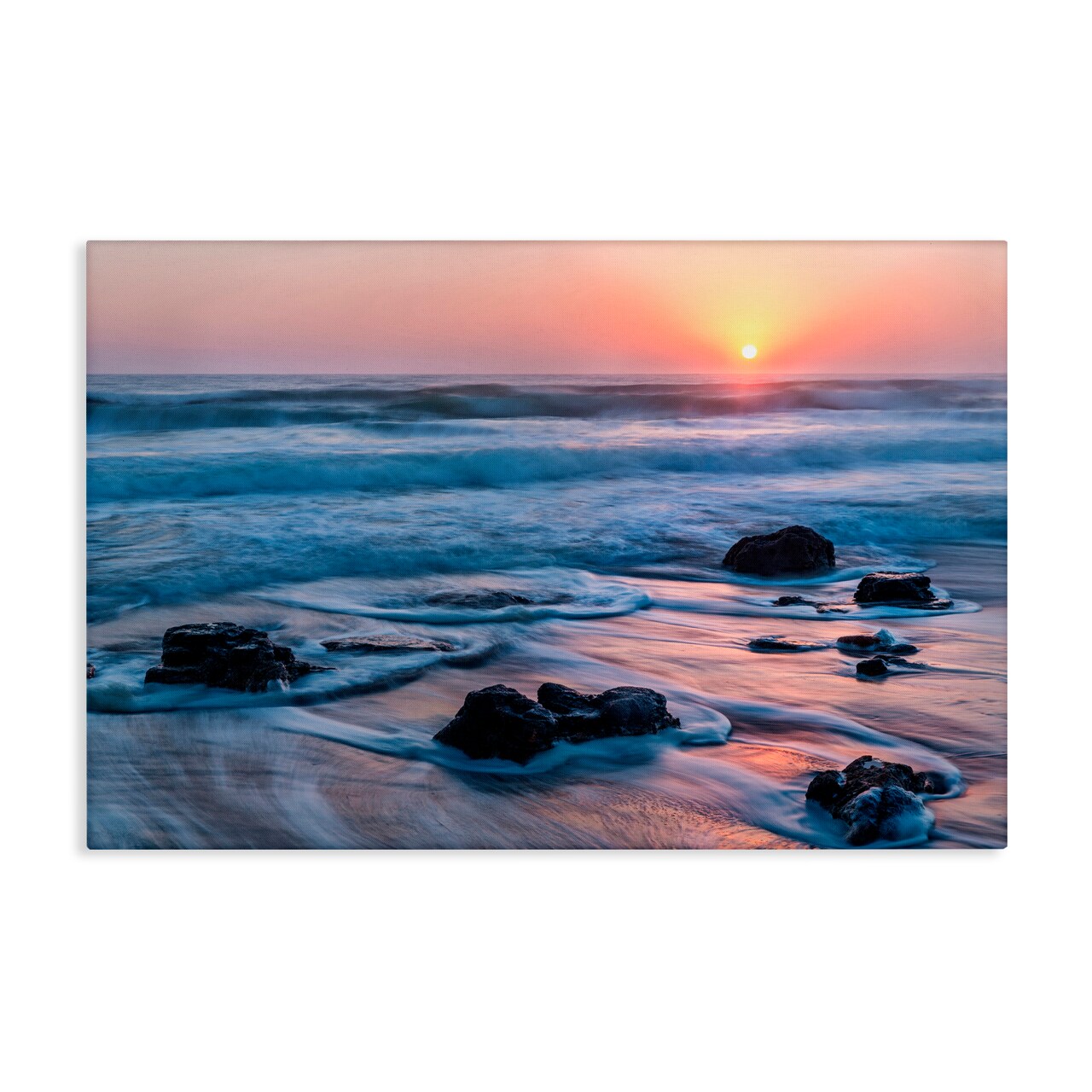 Stupell Industries Life Always Changes Seascape Canvas, design by Jon Evan